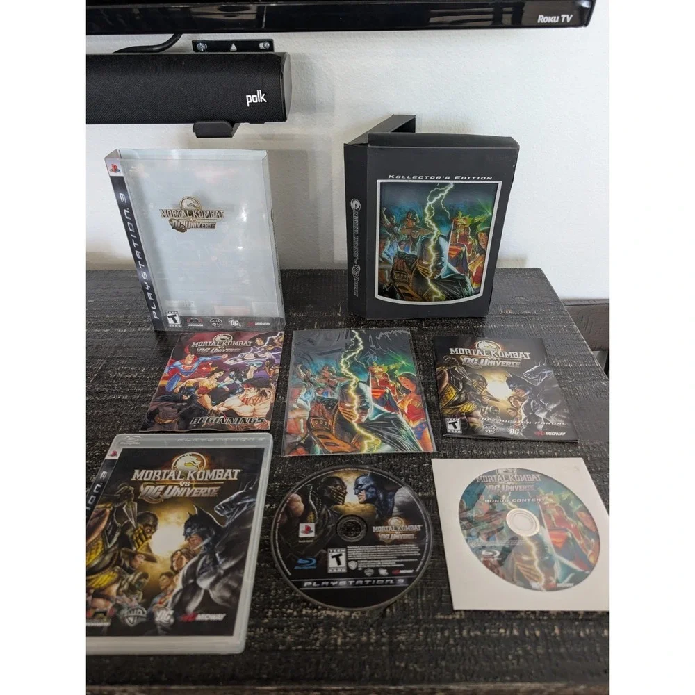 Mortal Kombat vs DC Universe Kollector's Edition + Promo Card Playstation 3 PS3